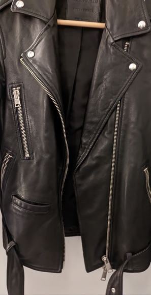 All Saints Leather Jacket - Picture 2 of 4